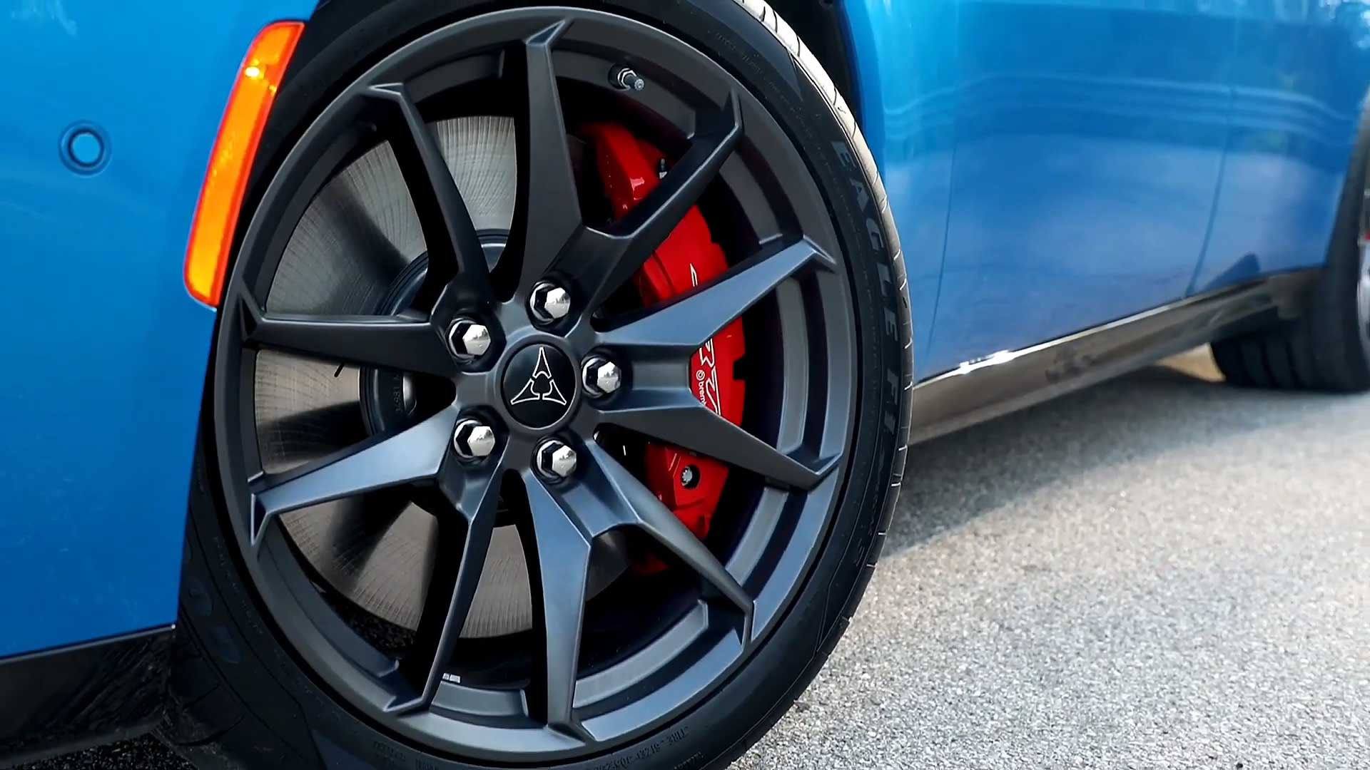 2026 Dodge Charger EV wheels 2026 Dodge Charger EV wheels and brakes view