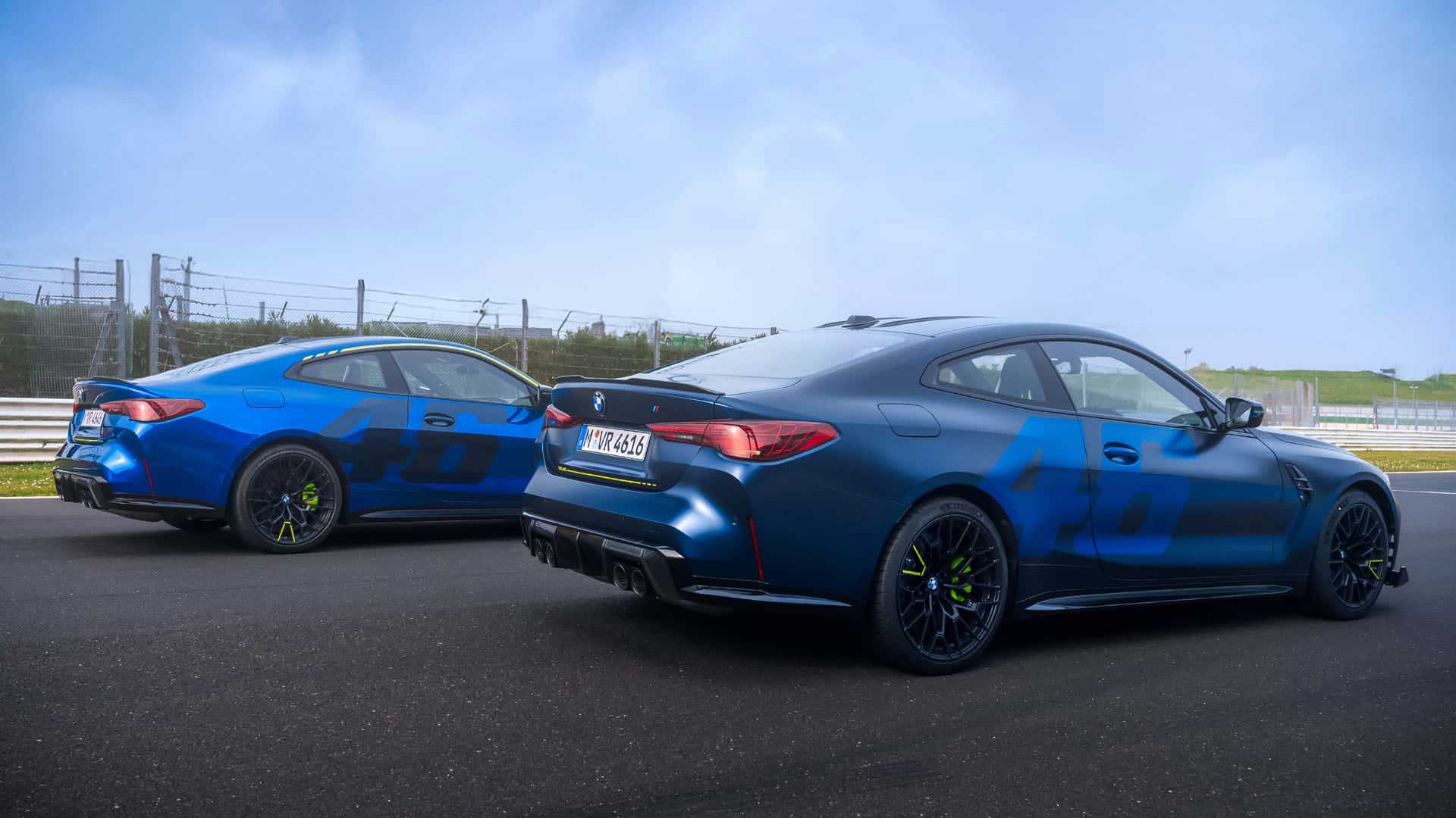 2025 BMW M4 CS VR46 Edition's Two 2025 BMW M4 CS VR46 Edition's on Track
